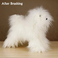 Opawz High Density Wig - Toy Poodle Whole Body - White