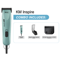 Wahl KM INSPIRE Professional 2 Speed Clipper SPECIAL Combo Bundle Pack