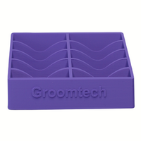 Groomtech Wide Blade Caddy Double Row 10pcs - Purple