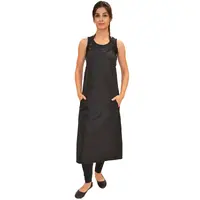 Ladybird Long Black Waterproof Apron