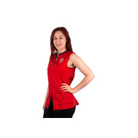 Tikima Belina LARGE RED Grooming Shirt