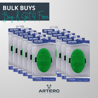 Artero Green Grooming and Bathing Mitt - BULK BUY SPECIAL