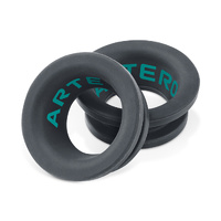 Artero Silicone Conical Finger Insert Ring Black (each)