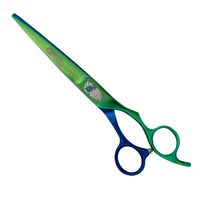 Kenchii Peacock 7 inch Straight Grooming Scissor