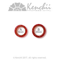 Individual Ring Inserts Thick Red Size B 20mm